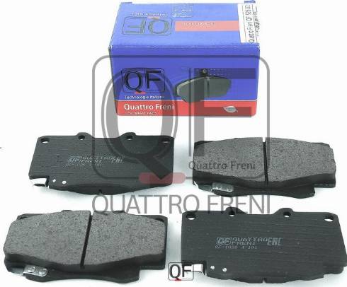 Quattro Freni QF52602 - Тормозные колодки, дисковые, комплект autodnr.net