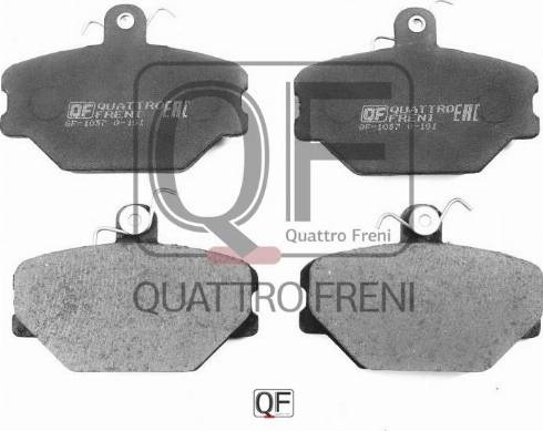 Quattro Freni QF53700 - Тормозные колодки, дисковые, комплект autodnr.net
