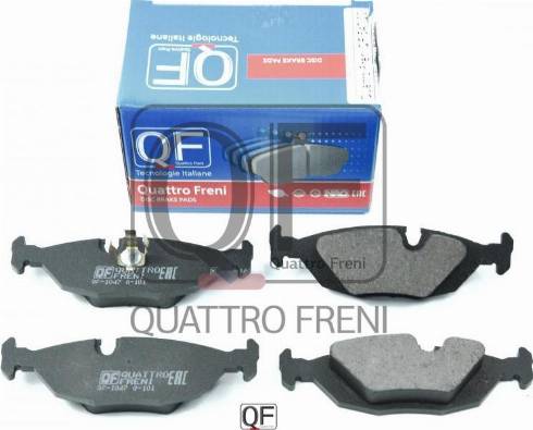 Quattro Freni QF54700 - Тормозные колодки, дисковые, комплект avtokuzovplus.com.ua