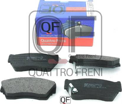 Quattro Freni QF58702 - Гальмівні колодки, дискові гальма autocars.com.ua