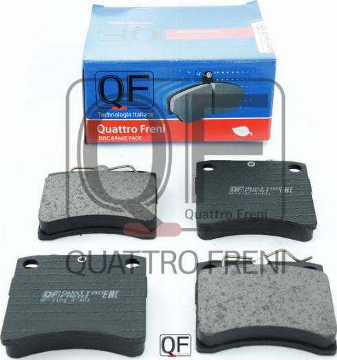 Quattro Freni QF60200 - Колодки тормозные дисковые передние к-т без датчика износа autodnr.net
