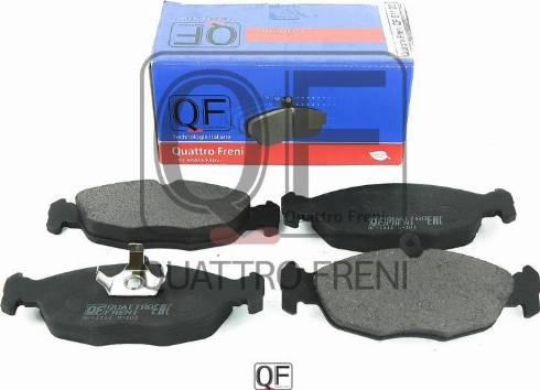 Quattro Freni QF61100 - Гальмівні колодки, дискові гальма autocars.com.ua