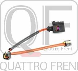 Quattro Freni QF61F00010 - Сигналізатор, знос гальмівних колодок autocars.com.ua