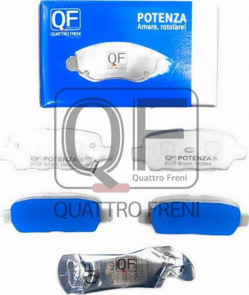 Quattro Freni QF63102P - Тормозные колодки, дисковые, комплект avtokuzovplus.com.ua