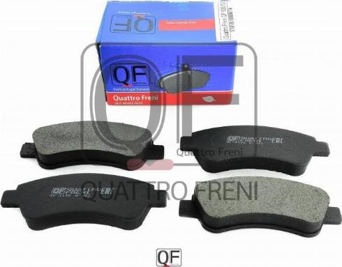 Quattro Freni QF63600 - Тормозные колодки, дисковые, комплект autodnr.net