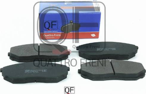 Quattro Freni QF63700 - Колодки тормозные дисковые передние к-т без датчика износа autodnr.net