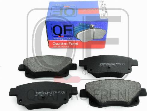 Quattro Freni QF64700 - Гальмівні колодки, дискові гальма autocars.com.ua