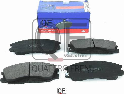 Quattro Freni QF66502 - Тормозные колодки, дисковые, комплект avtokuzovplus.com.ua