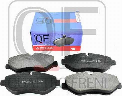 Quattro Freni QF66900 - Колодки тормозные дисковые передние к-т без датчика износа autodnr.net
