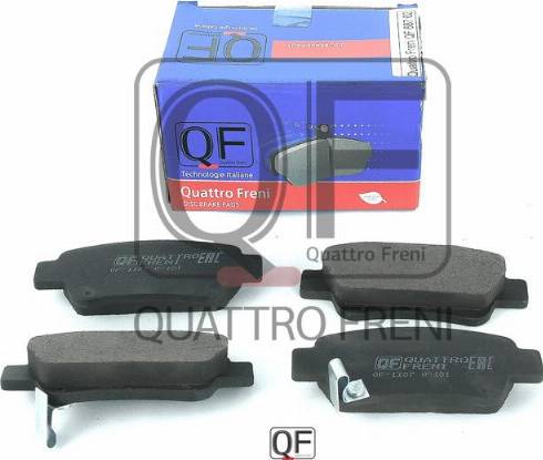 Quattro Freni QF68702 - Тормозные колодки, дисковые, комплект autodnr.net