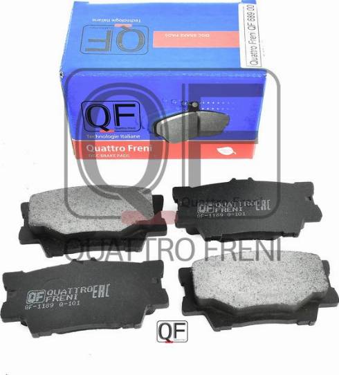 Quattro Freni QF68900 - Тормозные колодки, дисковые, комплект autodnr.net