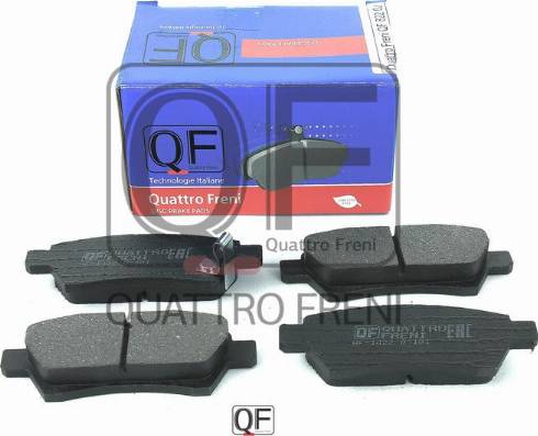 Quattro Freni QF82202 - Гальмівні колодки, дискові гальма autocars.com.ua