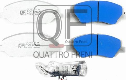 Quattro Freni QF84202P - Гальмівні колодки, дискові гальма autocars.com.ua