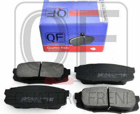 Quattro Freni QF84300 - Тормозные колодки, дисковые, комплект autodnr.net