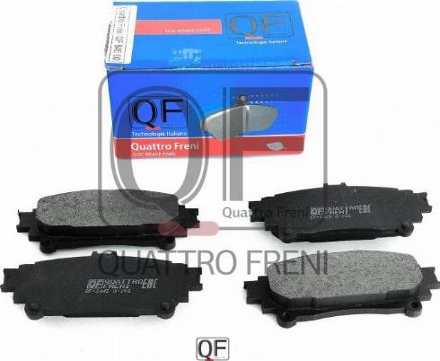 Quattro Freni QF84500 - Тормозные колодки, дисковые, комплект autodnr.net