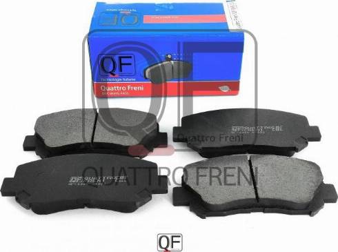 Quattro Freni QF84600 - Гальмівні колодки, дискові гальма autocars.com.ua