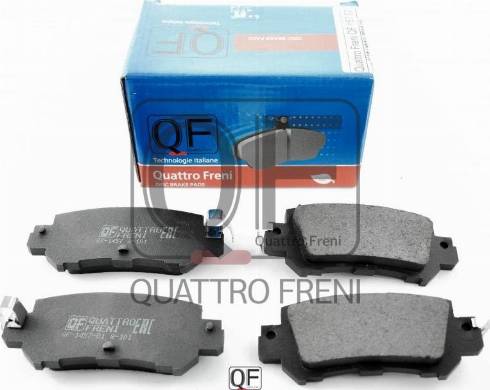 Quattro Freni QF85702 - Гальмівні колодки, дискові гальма autocars.com.ua