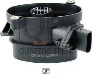 Quattro Freni QF86A00063 - Датчик потоку, маси повітря autocars.com.ua
