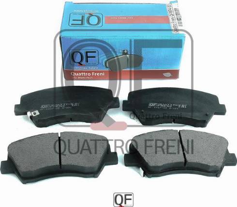 Quattro Freni QF87402 - Гальмівні колодки, дискові гальма autocars.com.ua