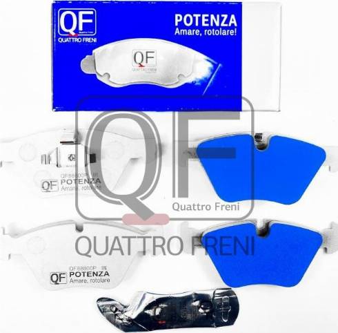 Quattro Freni QF88800P - Гальмівні колодки, дискові гальма autocars.com.ua