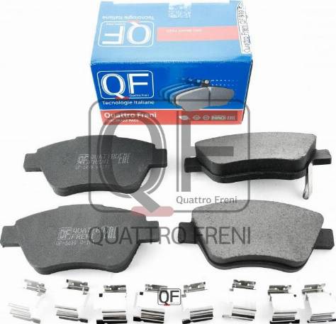 Quattro Freni QF89951 - Тормозные колодки, дисковые, комплект autodnr.net