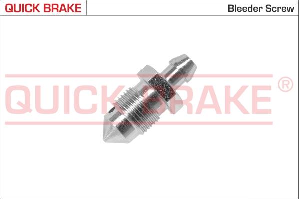 QUICK BRAKE 0040 - Штуцер прокачки гальм autocars.com.ua