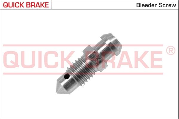 QUICK BRAKE 0053 - Болт повітряного клапана / вентиль autocars.com.ua