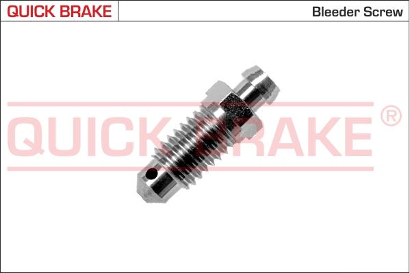 QUICK BRAKE 0100 - Болт повітряного клапана / вентиль autocars.com.ua