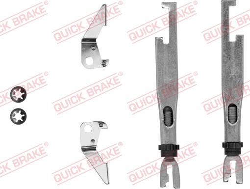 QUICK BRAKE 102 53 001 - Комплект регулятора, барабанный тормозной механизм avtokuzovplus.com.ua