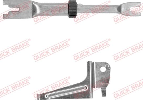 QUICK BRAKE 10253006-1L - Комплект регулятора, барабанный тормозной механизм avtokuzovplus.com.ua