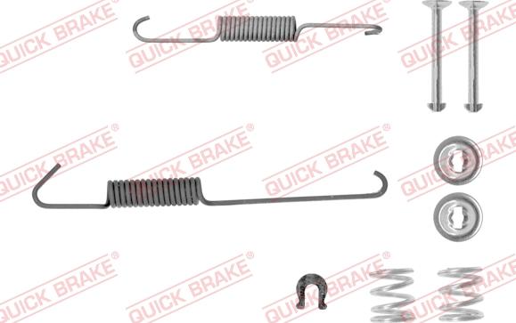 QUICK BRAKE 105-0002-1R - Комплектуючі, барабанний гальмівний механізм autocars.com.ua