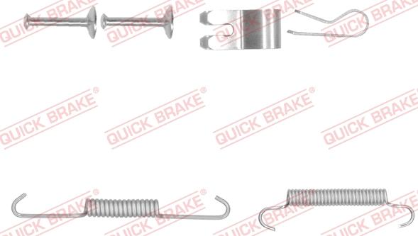 QUICK BRAKE 105-0013-1 - Комплектуючі, гальмівна система autocars.com.ua