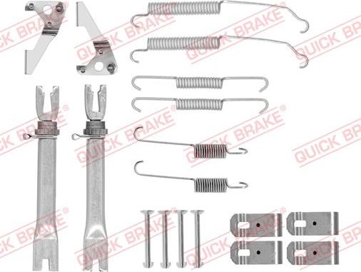 QUICK BRAKE 105-0015S - Комплектующие, барабанный тормозной механизм avtokuzovplus.com.ua