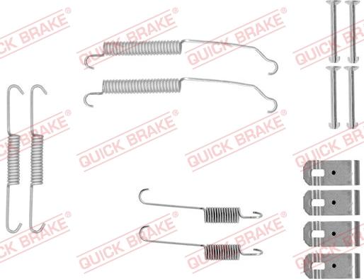 QUICK BRAKE 105-0015 - Комплектующие, барабанный тормозной механизм avtokuzovplus.com.ua