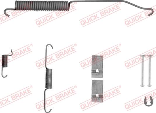 QUICK BRAKE 105-0036-1 - Комплектующие, барабанный тормозной механизм avtokuzovplus.com.ua