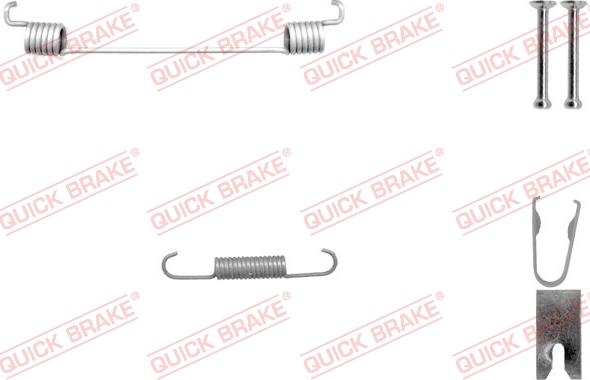 QUICK BRAKE 105-0042-1 - Комплектующие, барабанный тормозной механизм avtokuzovplus.com.ua