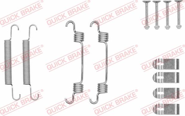 QUICK BRAKE 105-0044 - Комплектуючі, гальмівна система autocars.com.ua