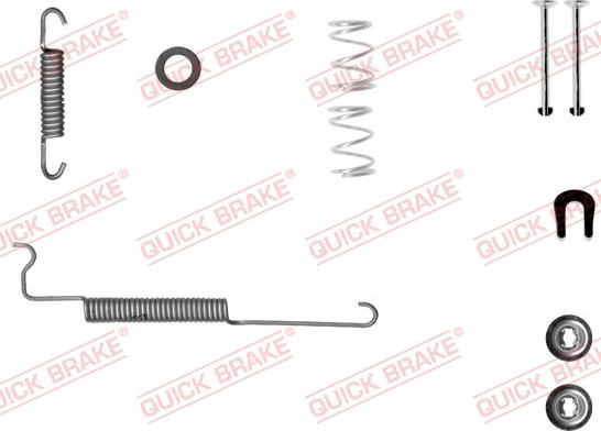 QUICK BRAKE 105-0049-1 - Комплектующие, барабанный тормозной механизм avtokuzovplus.com.ua