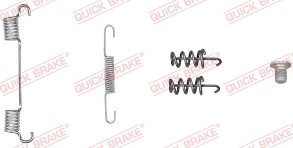 QUICK BRAKE 105-0051-1 - Комплектуючі, гальмівна система autocars.com.ua