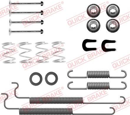 QUICK BRAKE 105-0055 - Комплектуючі, барабанний гальмівний механізм autocars.com.ua