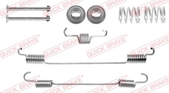 QUICK BRAKE 105-0057-1R - Комплектуючі, барабанний гальмівний механізм autocars.com.ua