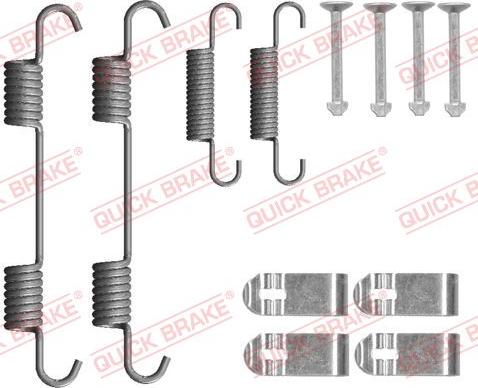 QUICK BRAKE 105-0078 - Комплектуючі, гальмівна система autocars.com.ua