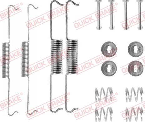 QUICK BRAKE 1050521 - Комплектующие, барабанный тормозной механизм avtokuzovplus.com.ua