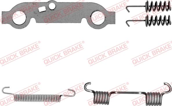 QUICK BRAKE 105-0537-1 - Комплектуючі, гальмівна система autocars.com.ua