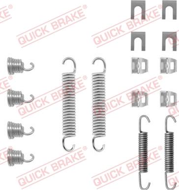 QUICK BRAKE 105-0550 - Комплектующие, барабанный тормозной механизм autodnr.net