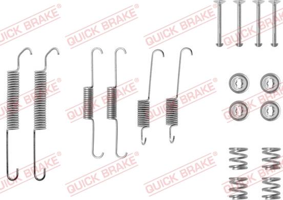 QUICK BRAKE 105-0591 - Комплектующие, барабанный тормозной механизм autodnr.net