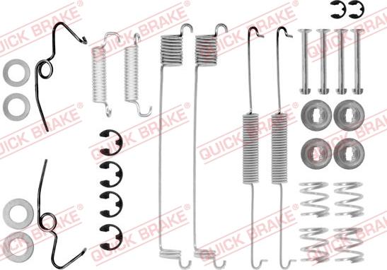 QUICK BRAKE 1050641 - Комплектующие, барабанный тормозной механизм avtokuzovplus.com.ua