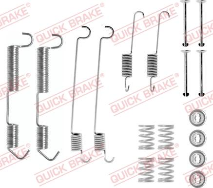 QUICK BRAKE 1050646 - Комплектующие, барабанный тормозной механизм avtokuzovplus.com.ua