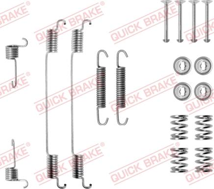 QUICK BRAKE 105-0682 - Комплектующие, барабанный тормозной механизм avtokuzovplus.com.ua