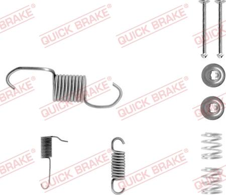 QUICK BRAKE 10506961R - Комплектующие, барабанный тормозной механизм avtokuzovplus.com.ua